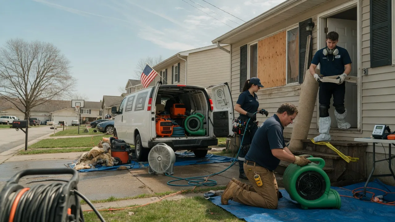 Water Damage Restoration in Carbondale, KS near me